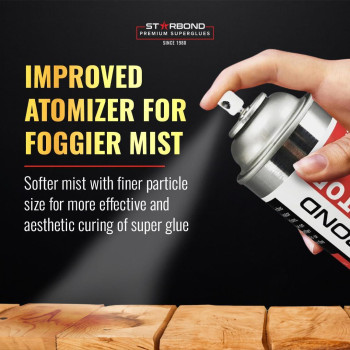 Starbond Ca Glue Accelerator Instantly Dries Super Glue 10 Ounce