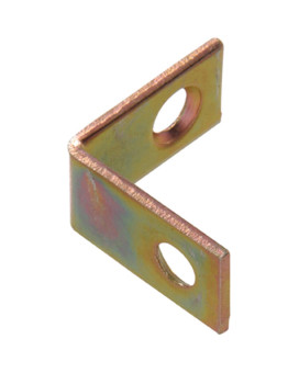 Hillman 851122 2 x 0.62 in. Zinc & Yellow Dichromate Corner Brace