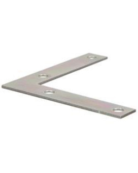 Hillman 851086 2.5 x 0.5 in. Zinc Plated Flat Corner Iron