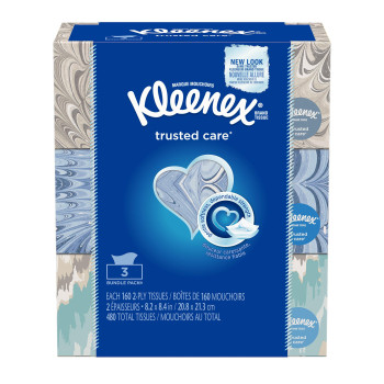 Kleenex Facial Tissues 160 Ct 3 Pk