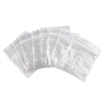 100Pc Self Locking 2 X 2 Plastic Bags 2Mm Thick All Purpose Storage Baggies