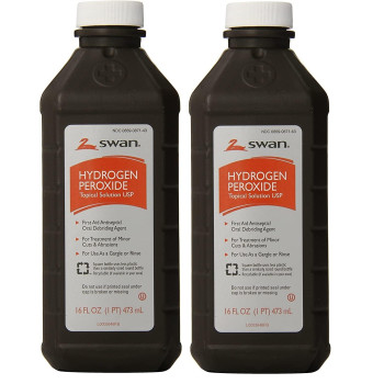 Hydrogen Peroxide Antiseptic Solution 16 Oz Pack Of 2