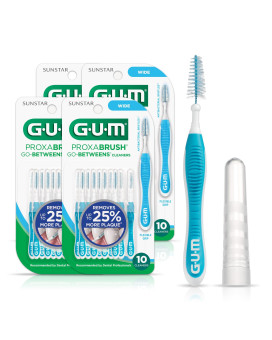 Gum Proxabrush Gobetweens Wide Interdental Brushes Soft Bristled Dental Picks For Plaque Removal Health Safe For Braces