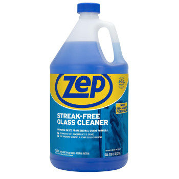 Zep Streakfree Glass Cleaner 1 Gallon Case Of 4 Zu1120128 Professional Grade Formula That Cleans Dirt Fingerprints Grim