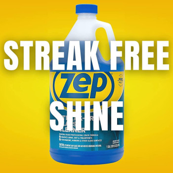 Zep Streakfree Glass Cleaner 1 Gallon Case Of 4 Zu1120128 Professional Grade Formula That Cleans Dirt Fingerprints Grim