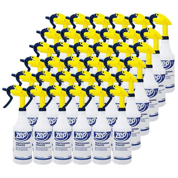 Zep Professional Sprayer Bottle 32 Oz Case Of 36 Hdpro36 Versatile Adjustable Nozzle Spray Bottles With A Fine Mist Or P