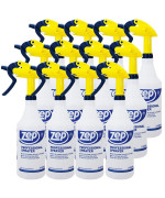 Zep Professional Sprayer Bottle 32 Oz Case Of 12 Hdpro1 Versatile Adjustable Nozzle Spray Bottles With A Fine Mist Or Po