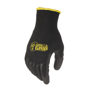 Gorilla Grip Slip Resistant Work Gloves 5 Pack Medium