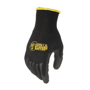 Gorilla Grip Slip Resistant Work Gloves 5 Pack Medium