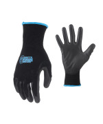 Gorilla Grip Gloves Max Grip All Purpose Work Gloves Slip Resistant Nylon Shell Large 10 Pairs