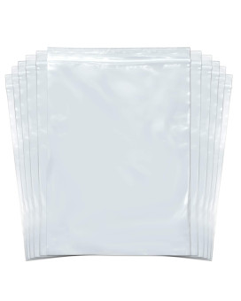 Snl Quality Zipper Locking Reclosable Clear Disposable Plastic Bags Strong 9 X 12 2 Mil 100 Bags