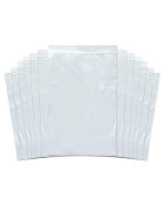 Snl Quality Zipper Lock Reclosable Clear Disposable Plastic Bags Strong 6 X 9 2 Mil 100 Bags