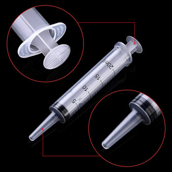 Frienda Large Plastic Syringe 4 Pack Measuring Syringe Tools Dispensing Multiple Uses 20 Ml And 60 Ml