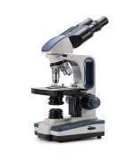 Swift Sw350B 40X2500X Magnification Siedentopf Binocular Head Researchgrade Compound Lab Microscope With Widefield 10X And