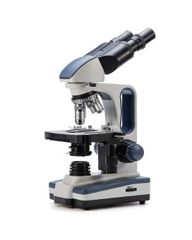 Swift Sw350B 40X2500X Magnification Siedentopf Binocular Head Researchgrade Compound Lab Microscope With Widefield 10X And