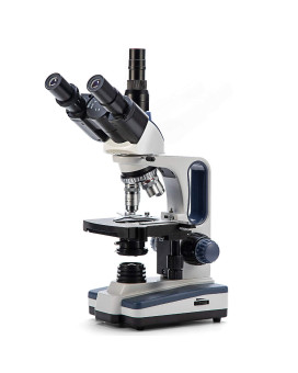 Swift Sw350T 40X2500X Magnification Siedentopf Head Researchgrade Trinocular Compound Lab Microscope With Widefield 10X And