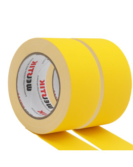 Welstik 2 Pack Gaffer Tape Yellow 2 X 33 Yards10 Longerheavy Duty Gaffer Floor Tape Matte Finish For Film Schools Boxseal