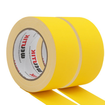 Welstik 2 Pack Gaffer Tape Yellow 2 X 33 Yards10 Longerheavy Duty Gaffer Floor Tape Matte Finish For Film Schools Boxseal