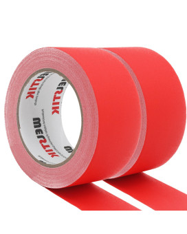 Welstik Tape 2 Pack Red Gaffer Tape 2 X 33 Yards10 Longerheavy Duty Gaffers Tape Matte Finish For Unique Diy Photo Albums D