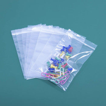 Imailer 200 Count 3 X 5 Small Zip Bags Plastic Zip Poly Bags 2 Mil Baggies With Lock Seal Zipper For Snack Treats Pa