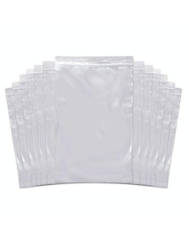 Snl Quality Zipper Lock Reclosable Clear Disposable Plastic Bags Strong 8 X 10 2 Mil 100 Bags