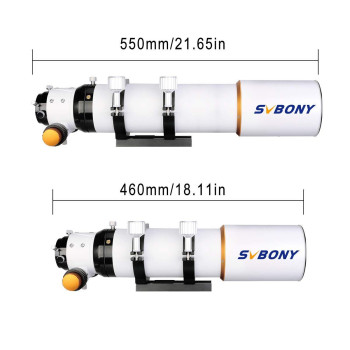 Svbony Sv503 Telescope 80Ed F7 Telescope Ota With Focal Length 560Mm Compact And Portable Tube For Exceptional Viewing And Ast