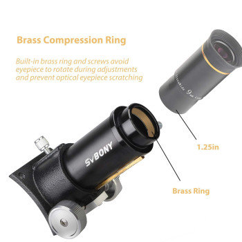 Svbony Sv181 Rack And Pinion Focuser 125 Inch Newtonian Reflector Focuser For Newtonian Reflector Telescope