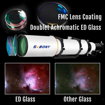 Svbony Sv503 Telescope 102Ed F7 Extra Low Dispersion Achromatic Refractor Ota Microreduction Rap Focuser For Astrophotograph