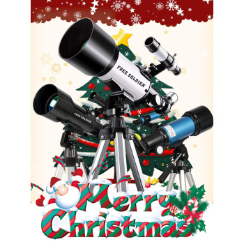 Telescope For Adults Astronomy Beginners 70Mm Aperture And 400Mm Focal Length Professional Refractor Telescope With Remote Gre