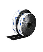 Hook And Loop Tape 1In X 20Ft Self Adhesive Sticky Back Interlocking Nylon Fabric Fastener Heavy Duty Adhesion Strip Tape Reclos