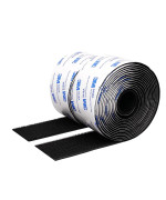 Hook And Loop Tape 2In X 10Ft Self Adhesive Sticky Back Interlocking Nylon Fabric Fastener Heavy Duty Adhesion Strip Tape Reclos