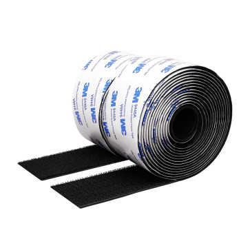 Hook And Loop Tape 2In X 10Ft Self Adhesive Sticky Back Interlocking Nylon Fabric Fastener Heavy Duty Adhesion Strip Tape Reclos