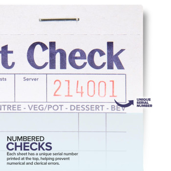 Stock Your Home Blue Guest Check Books For Servers 10 Pack Server Note Pads Waiter Checkbook Food Receipt Book Restaurant O