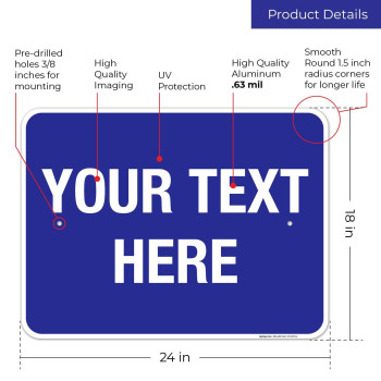 Personalized Custom Blue Background And Christmas Holiday Season Sign 18X24 Inches Rust Free 063 Aluminum Fade Resistant Ma