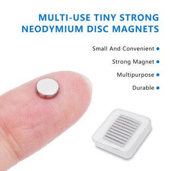 Trymag Magnets 280Pcs Small Strong Neodymium Magnets Tiny Rare Earth Magnets Round Fridge Magnets For Whiteboard Office Diy