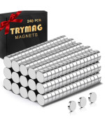 Trymag Small Magnets 240Pcs Mini Magnets Neodymium Magnets Tiny Round Fridge Magnets Small Strong Rare Earth Magnets For Fridg