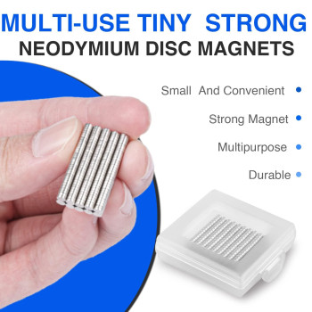 Trymag Tiny Magnets 360Pcs Small Rare Earth Magnets For Whiteboard 3X1Mm Mini Round Magnets Neodymium Magnets For Fridge Offic