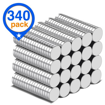 Trymag 340Pcs Small Magnets 4X1Mm Mini Magnets Neodymium Magnets Tiny Round Fridge Magnets Small Strong Rare Earth Magnets For