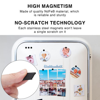 Trymag Miniature Magnets 150 Pcs Tiny Magnets Small Black Round Neodymium Disc Magnets Mini Rare Earth Magnets For Fridge Craft