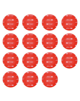 Hstech 15 Pcs Round Double Sided Tape Heavy Duty Diameter 2In 3M Vhb Mounting Tape Pad Sticker Strong Adhesive Tape Waterproo