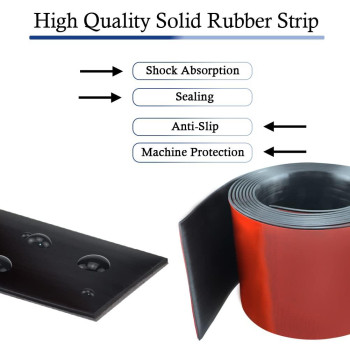 Neoprene Rubber Strips Self Adhesive Solid Rubber Sheets Rolls Strips For Diy Gaskets Crafts Pads Seals Warehouse Flooring Ru