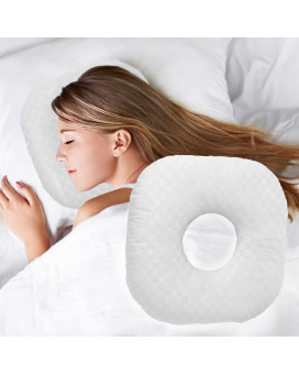 Wuronsa Ear Piercing Pillow For Side Sleepers Pillow With An Ear Hole For Cnh And Ear Pain Ear Inflammation Pressure Sores Os