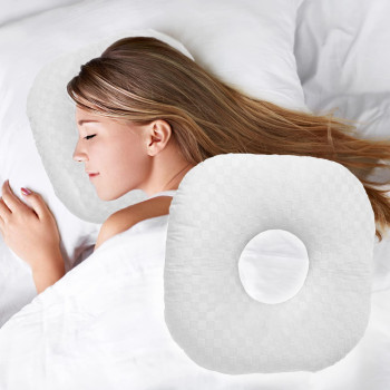 Wuronsa Ear Piercing Pillow For Side Sleepers Pillow With An Ear Hole For Cnh And Ear Pain Ear Inflammation Pressure Sores Os