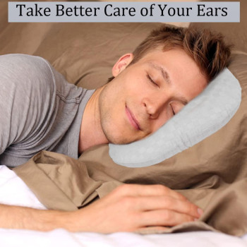 Wuronsa Ear Piercing Pillow For Side Sleepers Pillow With An Ear Hole For Cnh And Ear Pain Ear Inflammation Pressure Sores Os