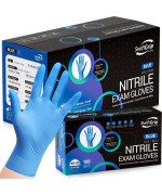 Swiftgrip Disposable Nitrile Exam Gloves 3 Mil Blue Nitrile Gloves Disposable Latex Free Medical Gloves Cleaning Gloves Fo