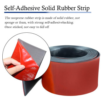 Neoprene Rubber Strips Self Adhesive Solid Rubber Sheets Rolls Strips For Diy Gaskets Crafts Pads Seals Warehouse Flooring Ru