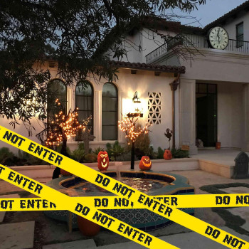 Halloween Decorations Caution Tape 19 Inch X 82 Feet Halloween Caution Tape Halloween Tape Do Not Enter Tape Scary Hazard Warni