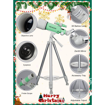 Free Soldier Telescope For Adults 70Mm Aperture And 400Mm Focal Length Professional Astronomy Telescope For Beginners Age Over