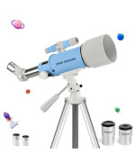 Free Soldier Telescope For Adults 70Mm Aperture And 400Mm Focal Length Professional Astronomy Telescope For Beginners With Sma