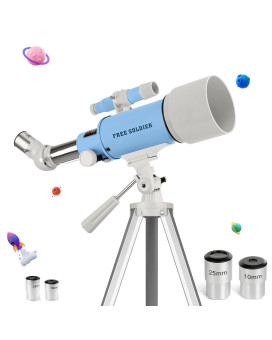 Free Soldier Telescope For Adults 70Mm Aperture And 400Mm Focal Length Professional Astronomy Telescope For Beginners With Sma